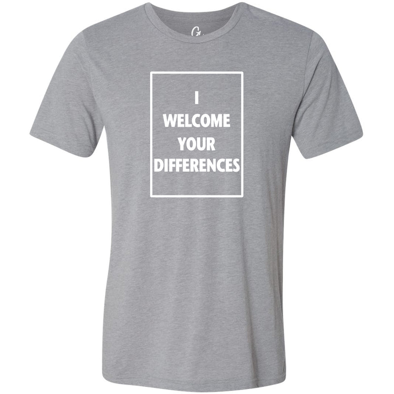 I WELCOME YOUR DIFFERENCES™ TEE - GREY