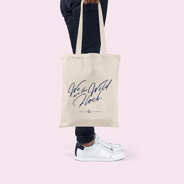 WE ARE THE WILD FLOCK - ECO TOTE BAG