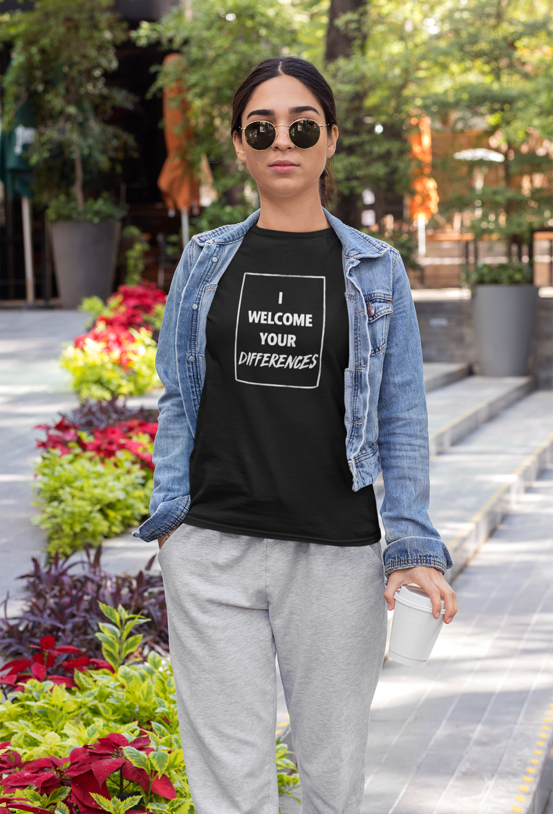GU x WORDS THAT MOVE ME PODCAST - I WELCOME YOUR DIFFERENCES™ TEE