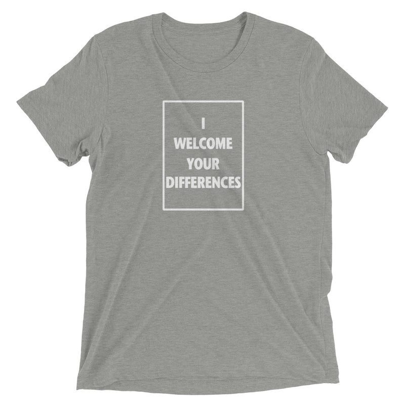 I WELCOME YOUR DIFFERENCES™ TEE - GREY